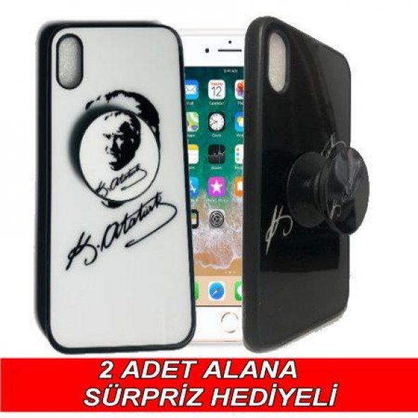İphone Kılıf Telefon Kılıfı Popsocket Hediyeli Cep Telefon Tutucu