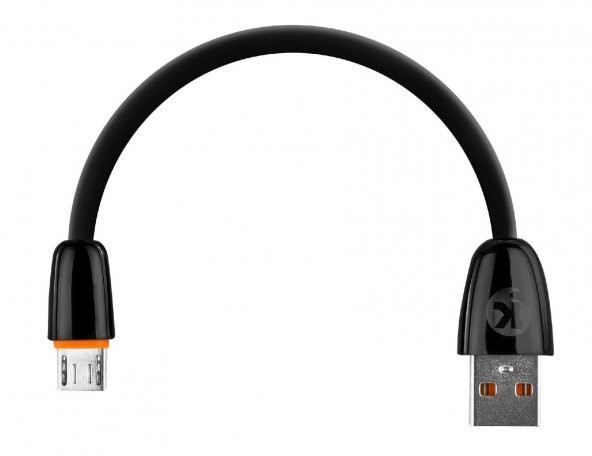 Ktools Mini 2a 20 Cm Siyah Micro USB Data Otg Kablo