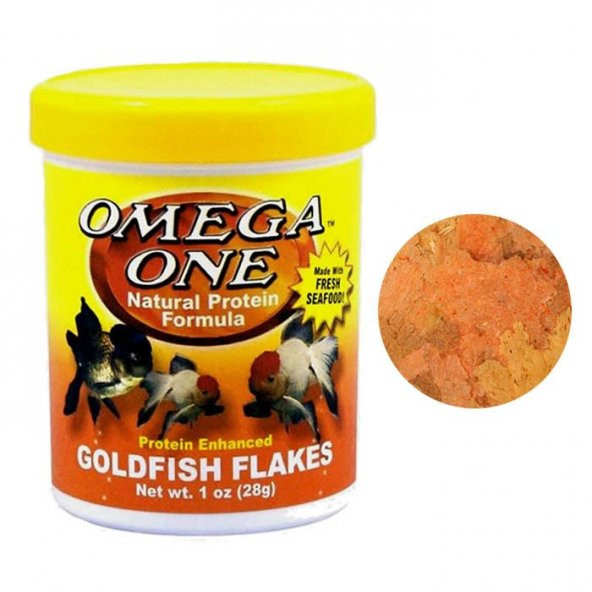 Omega One Goldfish Flakes 28g