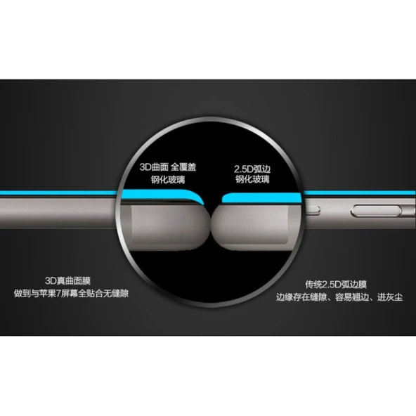 iPhone 6-7-8-Plus-X-XS-11-Max 3D-5D-6D Büyük Kavisli Kırılmaz Cam - 11