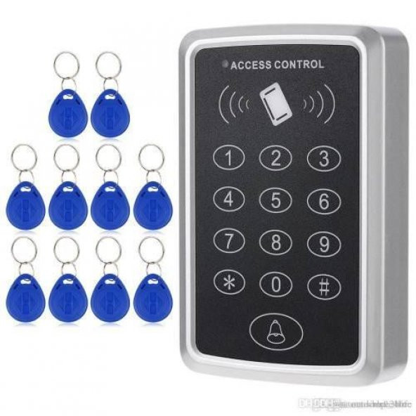 RFID Şifreli Kapı Kilidi - Kartlı Geçiş Kontrol Göstergeç Sistemi