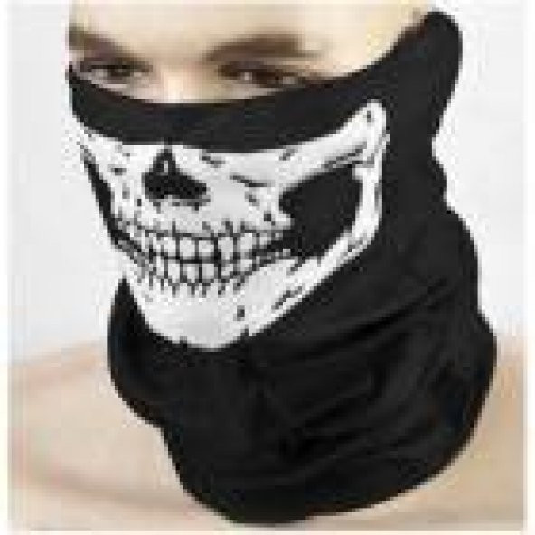 BANDANA İSKELET KURUKAFA ÇOK AMAÇLI BUFF MASKE BOYUNLUK