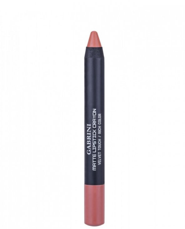 Gabrini Matte Lipstick Crayon Velvet Touch 01