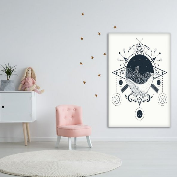 Bohem Tarz Deniz Dalga Desenli Duvar Örtüsü - 3