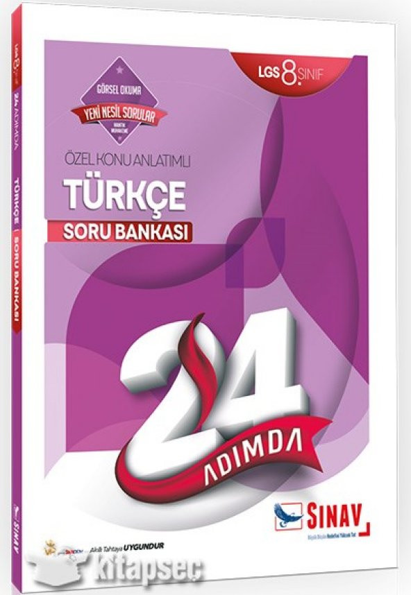 8. Sınıf LGS Türkçe 24 Adımda Özel Konu Anlatımlı Soru Bankası Sı