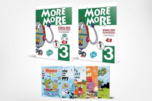 NEW More&More English 3 Practice Book & Workbook + 5 Hikaye Kitab - 1