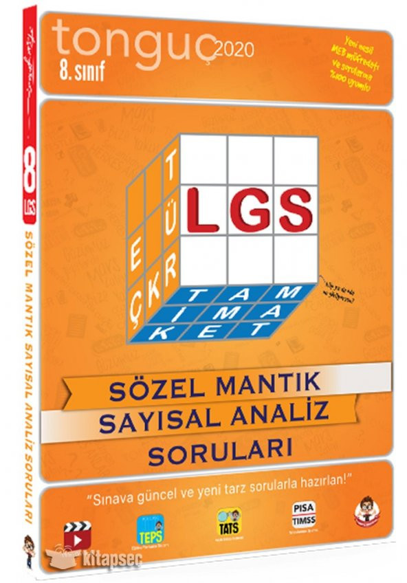8. Sınıf LGS Sözel Mantık Sayısal Analiz Soruları Tonguç Akademi