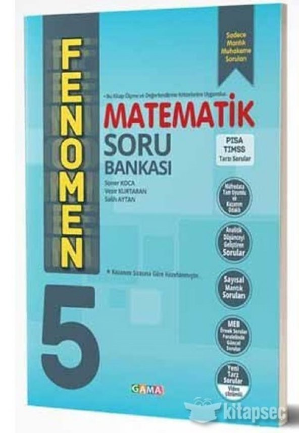 5. Sınıf FENOMEN Matematik Soru Bankası Gama Yayınları