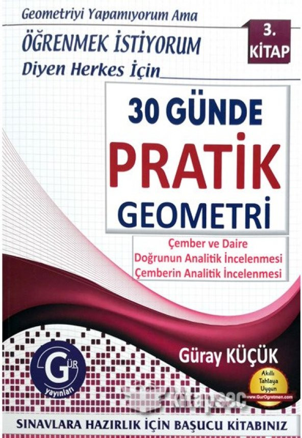30 Günde Pratik Geometri 3. Kitap Gür Yayınları