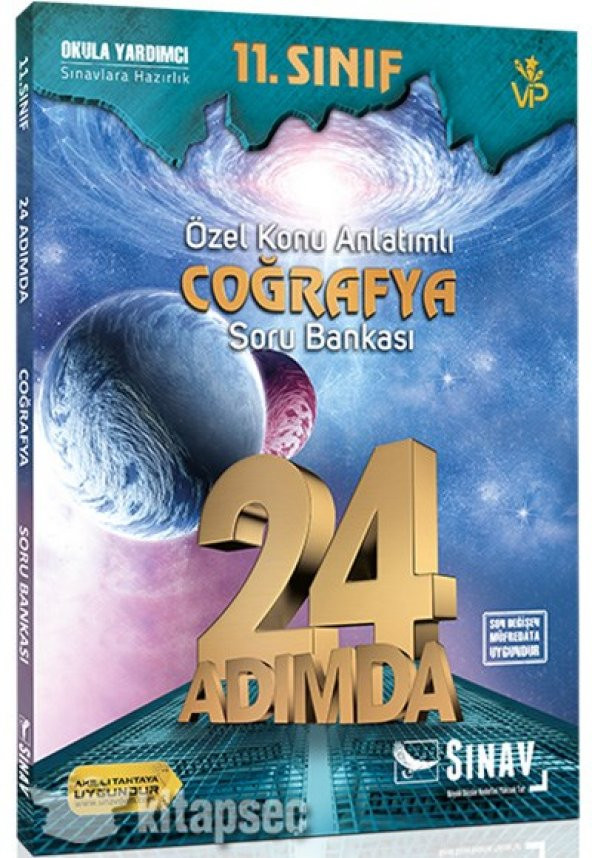 11. Sınıf Coğrafya 24 Adımda Özel Konu Anlatımlı Soru Bankası Sın