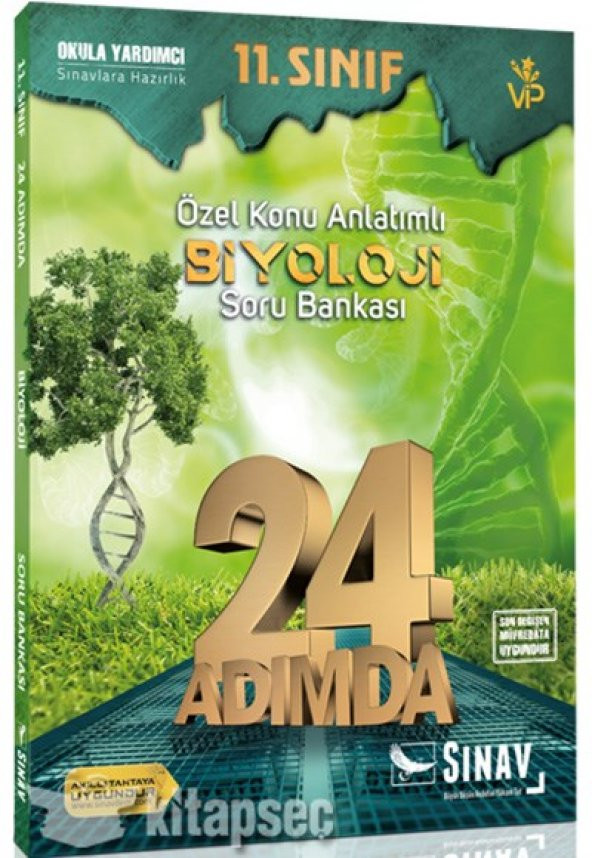 11. Sınıf Biyoloji 24 Adımda Özel Konu Anlatımlı Soru Bankası Sın - 1