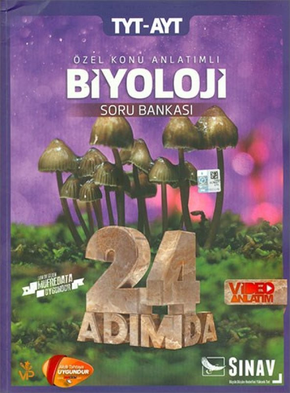TYT-AYT 24 ADIMDA BİYOLOJİ SORU BANKASI SINAV YAYINLARI