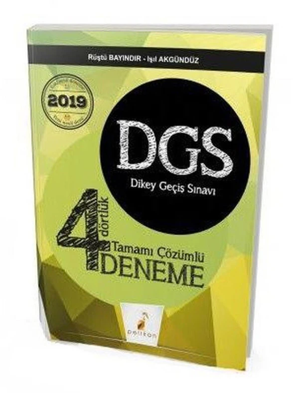 Pelikan Yayınları 2019 Dgs Dört Dörtlük 4 Deneme Klp