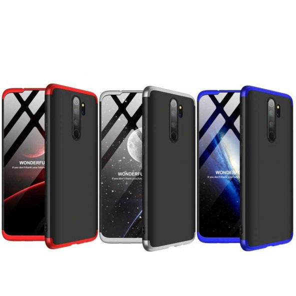 Xiaomi Redmi Note 8 Pro Kılıf Zore Kamera Korumalı 360 Tam Koruma Ays - 4
