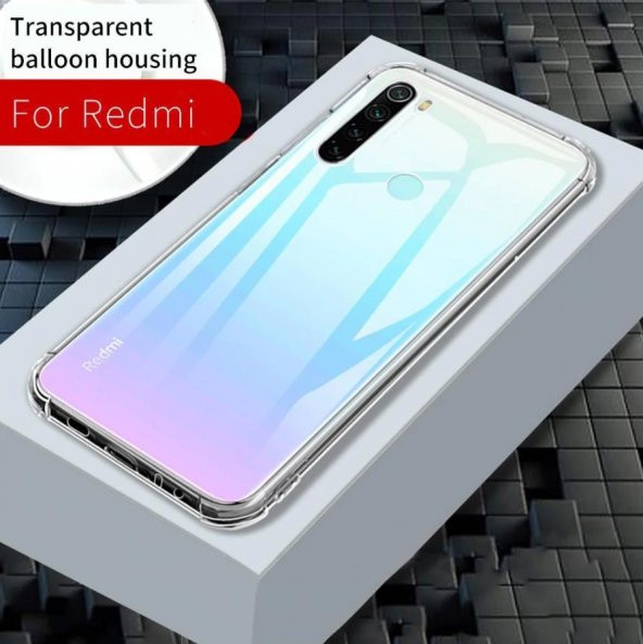 Xiaomi Redmi Note 8 Airbagli Darbe Önler Şeffaf Zırh Kılıf - 6