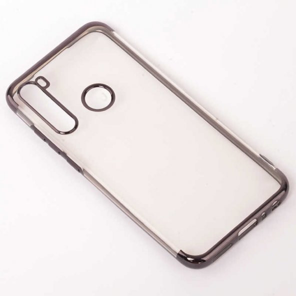 Xiaomi Redmi Note 8 Köşeleri Renkli Şeffaf Kamera Korumalı Kılıf - 5