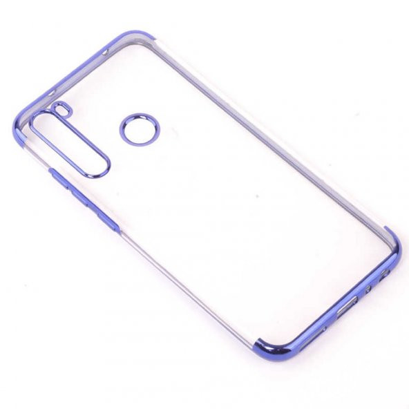 Xiaomi Redmi Note 8 Köşeleri Renkli Şeffaf Kamera Korumalı Kılıf - 8