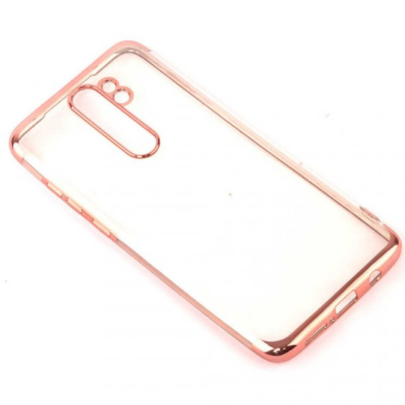 Xiaomi Redmi Note 8 Pro Köşeleri Renkli Şeffaf Kamera Kor. Kılıf - 9