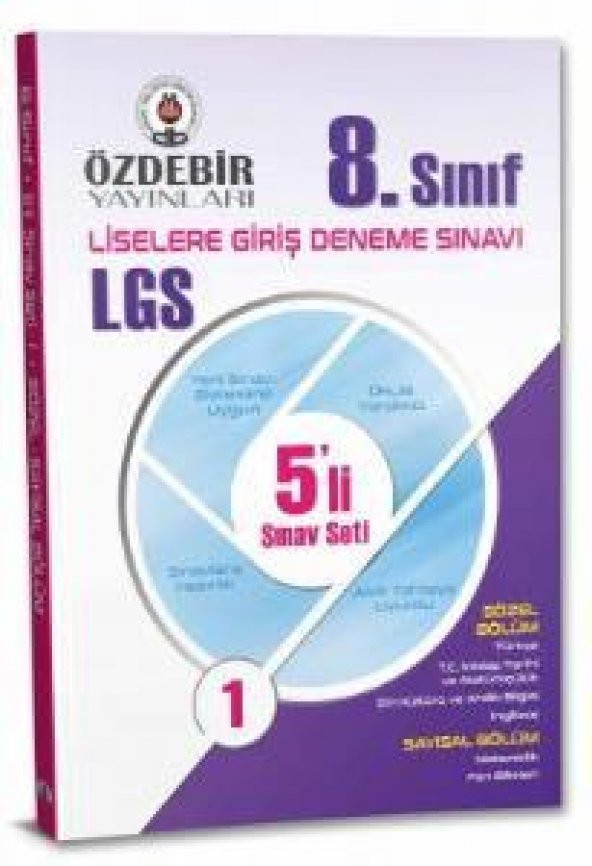 ÖZDEBİR YAYINLARI 8. SINIF LGS 5 Lİ DENEME - 1