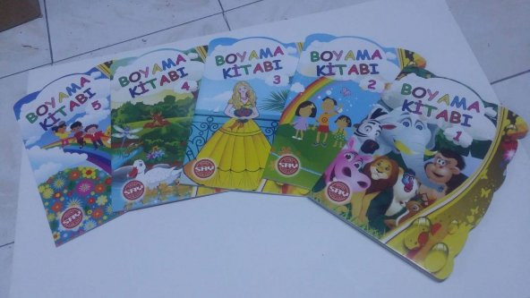 10 Adet Boyama Kitabı Seti  Toplam 10 Kitap 480 Sayfa - 2