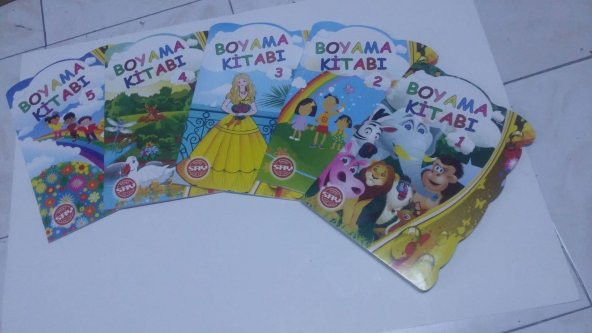 10 Adet Boyama Kitabı Seti  Toplam 10 Kitap 480 Sayfa - 12