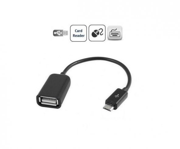 Micro USB OTG Kablo Android Uyumlu