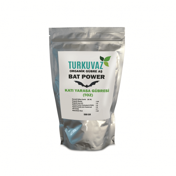 Turkuvaz Bat Power 500 Gr. Organik Toz Yarasa Gübresi