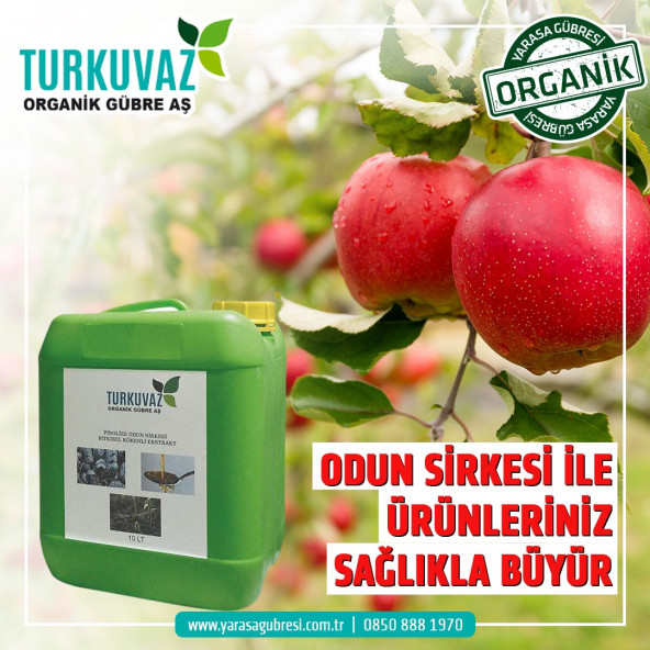 Turkuvaz Doğal Odun Sirkesi 1 Lt.  (Zararlılara Organik Çözüm) - 6