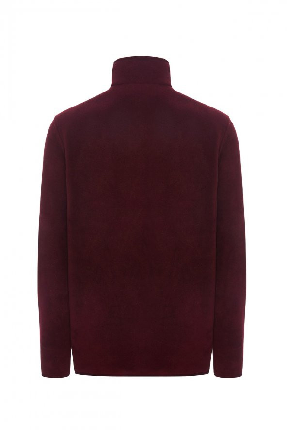 Thermoform Polarline Erkek 1/4 Fermuar Sweatshirt Bordo - 4