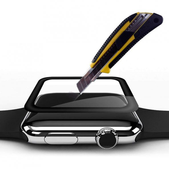 Bufalo Apple Watch 38mm Cam Ekran Koruyucu Full Glue - 4