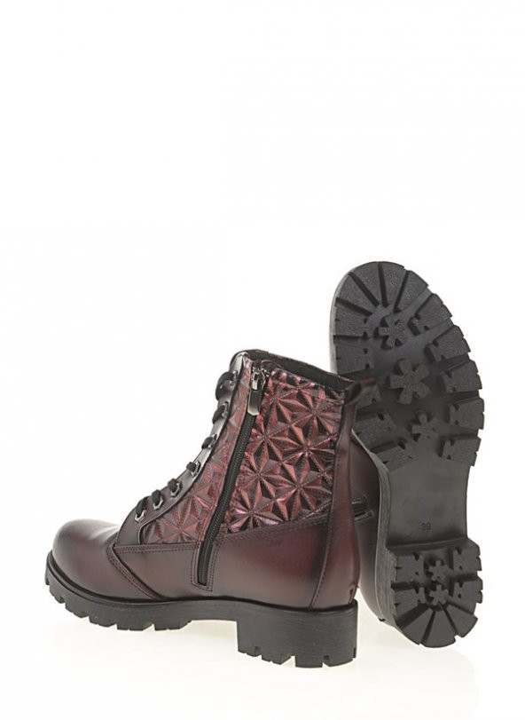 Bordo Kadın Bot 305205 - 3
