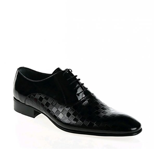 Siyah Rugan Erkek Klasik Ayakkabı 3218684