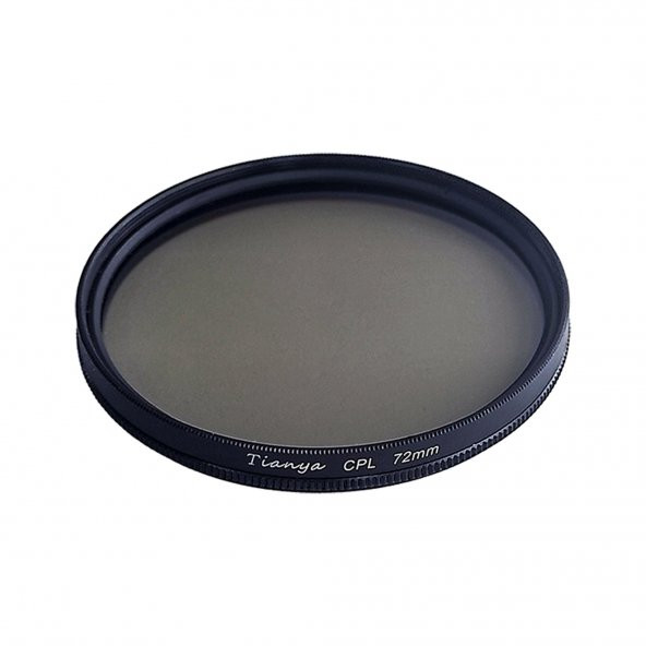 Tianya 72mm Circular Polarize Filtre + Mikro Fiber Bez - 2