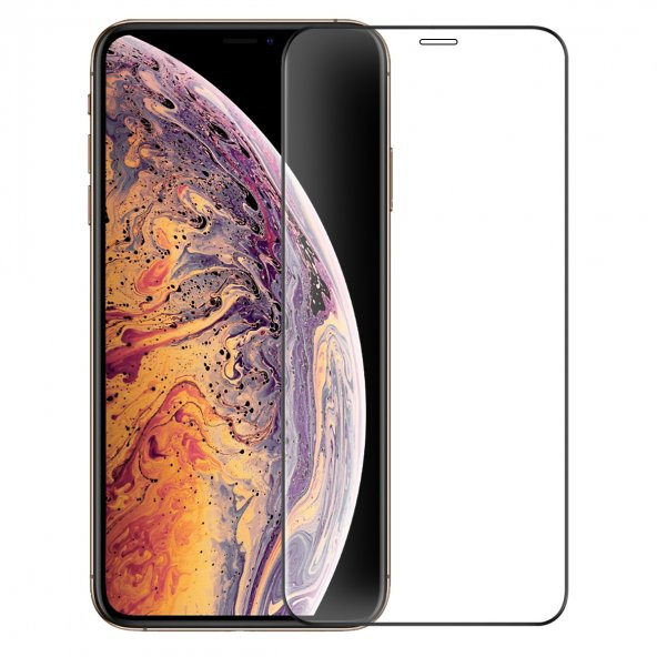 Bufalo iPhone 11 Pro Max Ekran Koruyucu 6D Nano Tam Kaplayan Siyah - 1