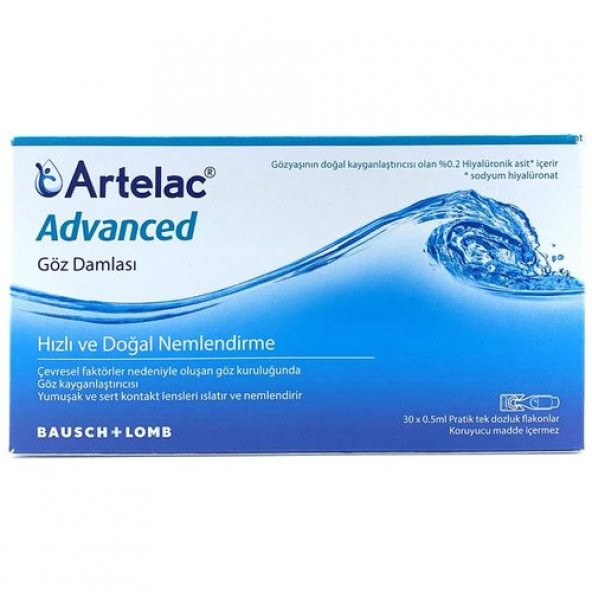 Artelac Advanced Göz Damlası 30 x 0,5 ml