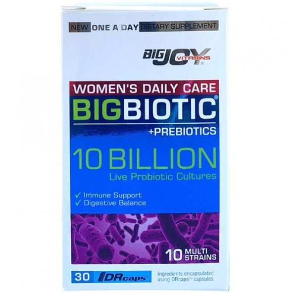 Big Joy Probiotics Women 30 Kapsül