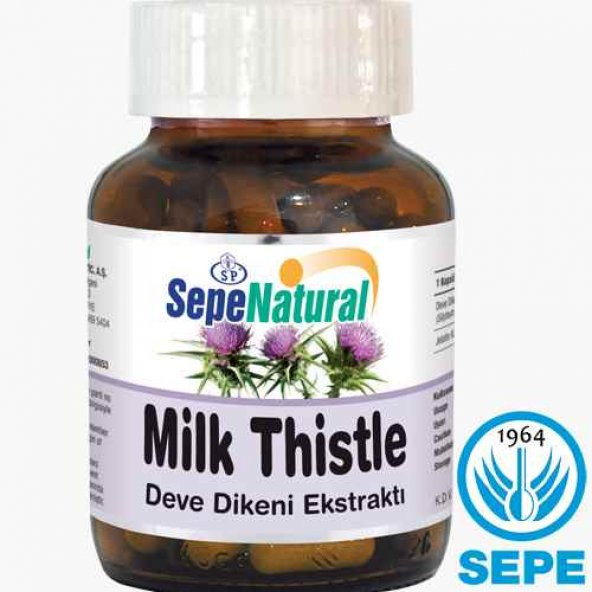 Milk Thistle Seed Extract 90 Kapsül 930 mg Devedikeni Ekstrakt Silmarin 80