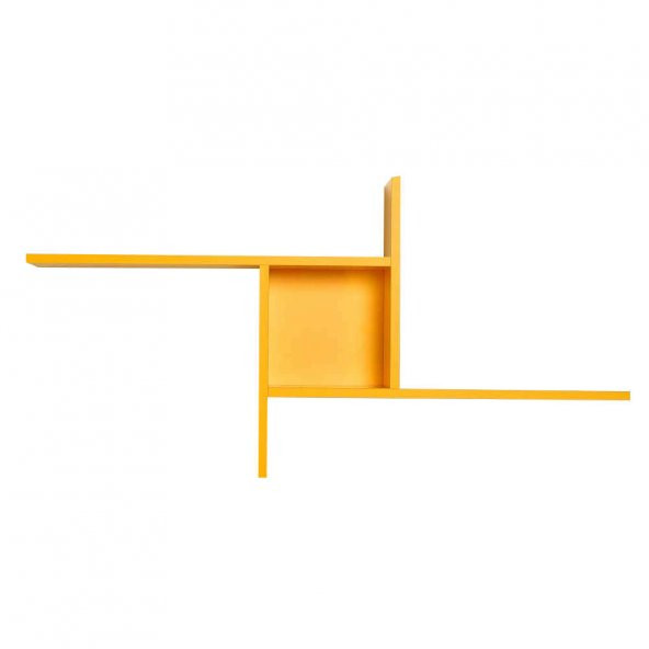 Adore Plus Dekoratif Duvar Rafı RAF-04-SR-1 Sarı - 6