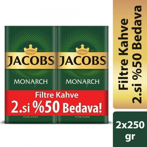 Jacobs Monarch Filtre Kahve 2x250g 2.si 50 indirimli