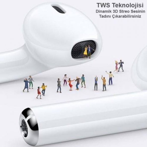 Dokunmatik Kablosuz Bluetooth Kulaklık XİAOMİ REDMİ 8 UYUMLU - 11