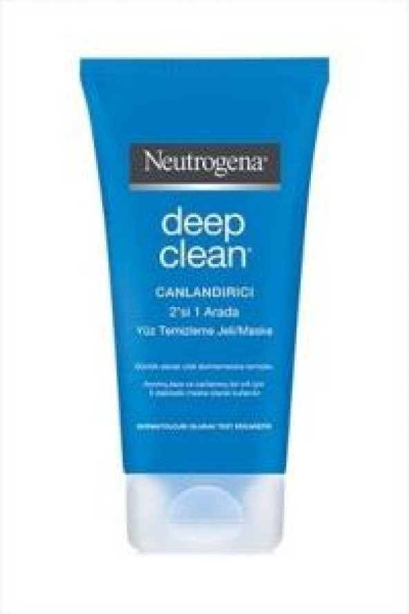 Neutrogena Deep Clean 2Si 1 Arada Canlandırıcı Temizleme Jeli - Maske 150 ml