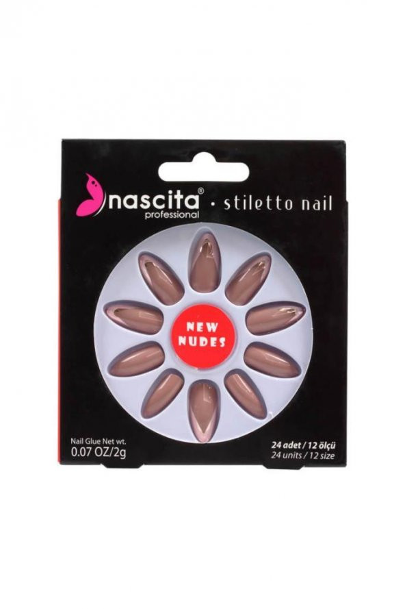 Nascita Stiletto Metallic Takma Tırnak 0030