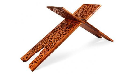 Hediyelik Rahle Ahşap Oymalı Rahle 75 cm