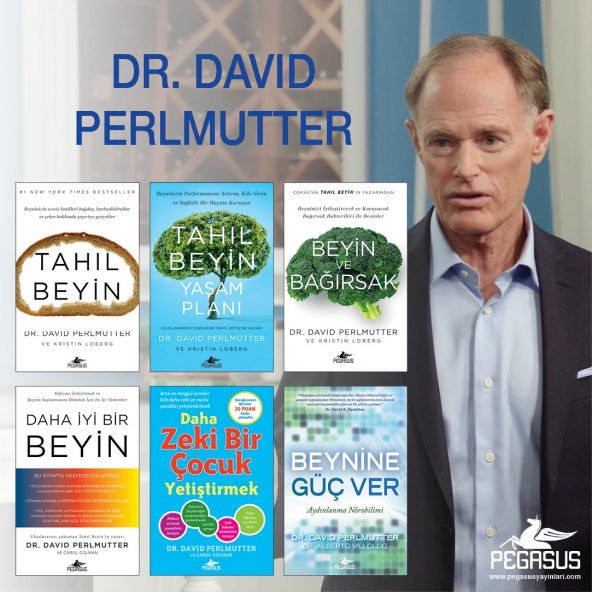 David Perlmutter Sağlıklı Yaşam ve Beslenme Kitapları Takım Set (6 Kitap)