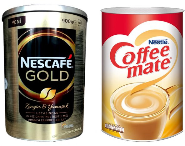Nescafe Gold 900 gr + Coffee Mate Teneke 2000 gr