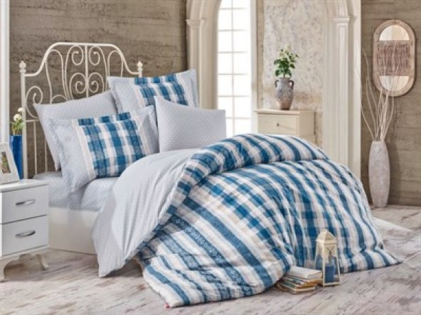 Hobby Poplin Debora Tek Kişilik Nevresim Takımı