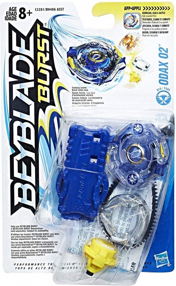Hasbro  Beyblade Burst  Başlangıç Paketi  Odax O2   Starter  Pack - 5
