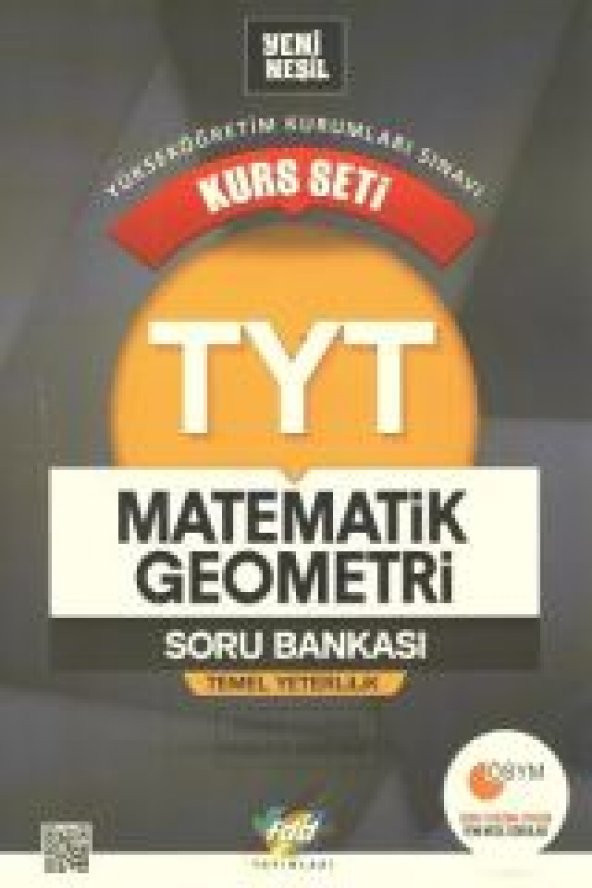 Fdd Yayınları Tyt Matematik Geometri Kurs Seti Soru Bankası Klp