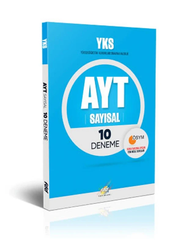 Fdd Yayınları Ayt Sayısal 10 Lu Deneme Sınavı Klp