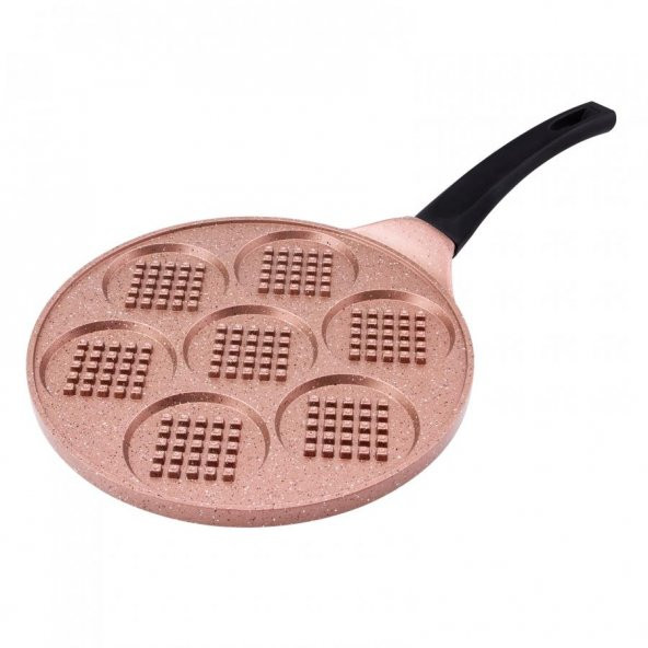 Emsan Smile 26 cm Waffle Tava Kahve